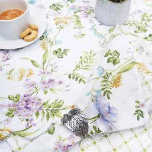 Juego de seis servilletas Carley o Carley juego de seis-algodón-floral-reversible - Imagen 1 de 8
