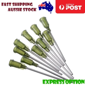 10pcs Dispensing Syringe Needle Tips 1.5" Stainless Steel Syringe 14G - Picture 1 of 4