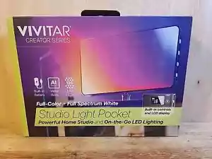 Vivitar Creator Series Full Color + Full Spectrum White Studio Light Pocket - Picture 1 of 3