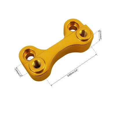 Placa trasera de manillar de 1"" apta para Harley Dyna Super Glide Street Bob 99-17 Foto 1 de 4