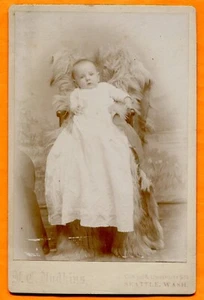 Seattle, WA, Portrait of a Baby, by Judkins, circa 1890s - Picture 1 of 2