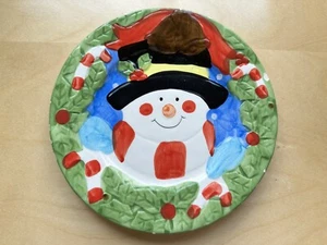 Santa Claus Merry Christmas Serving Dish - Picture 1 of 3