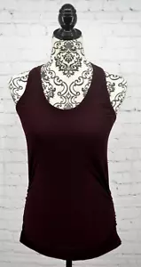 Canotta donna ATHLETA Speedlight Racerback TAGLIA XS bordeaux antico - Foto 1 di 5