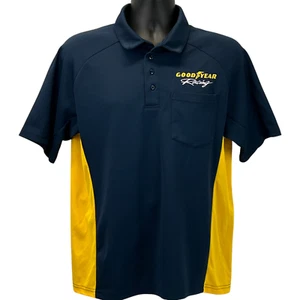 Goodyear Racing Poloshirt Herren M Medium Motorsport Autorennen Boardroom Blau - Bild 1 von 10