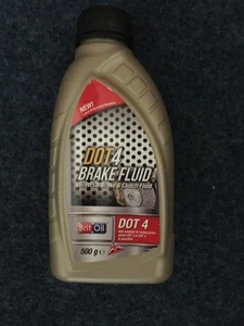 DOT 4 Calidad Sintético Freno y Embrague Fluido 500ml COCHE FURGONETA VEHÍCULO - Imagen 1 de 1