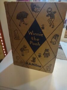 Winnie The Pooh vintage book By AA Milne 198th edition, printed September 1945