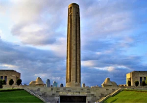 LIBERTY MEMORIAL - KANSAS CITY - REFRIGERATOR PHOTO MAGNET 3"-5" - Picture 1 of 1