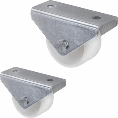 4x Bockrolle mit Anschraubplatte Möbelrolle 25-30 mm Rolle Transportrolle Castor