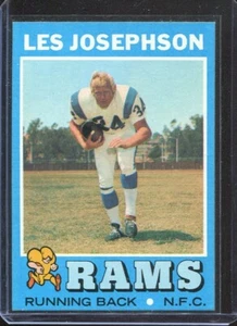 1971 Topps Football # 181 Les Josephson (NM) Near Mint - Picture 1 of 2