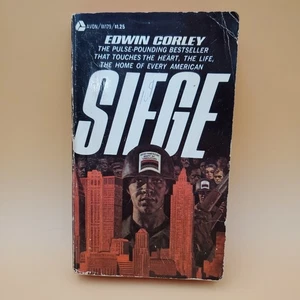 Siege By Edwin Corley 1st Avon Paperback Book 1970 - Picture 1 of 8