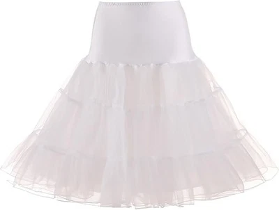 Mujer Años 50 Vintage-Enagua Falda Bajo Crinolina PEQUEÑA NUEVA BX48 Foto 1 de 2