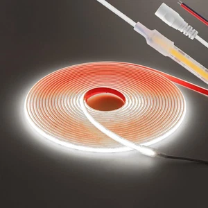 12V 24V COB LED Strip Lights Waterproof Flexible Rope Lighting Cabinet Kitchen - Picture 1 of 27
