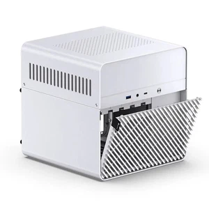 Aluminiowa Mini ITX Mała obudowa NAS Obudowa Dom Biuro Rozrywka Gra Komputer - Zdjęcie 1 z 25