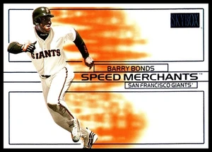 2000 SkyBox Speed Merchants Barry Bonds #9SM San Francisco Giants Insert - Picture 1 of 3