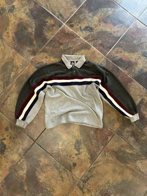 Sudadera Pullover Vintage Años 90 Juegos Olímpicos de Estados Unidos Para Hombres XL Desteñida Rayas Cuello Foto 1 de 4