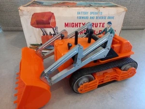 Marx Mighty Brute Shovel Dozer Vintage 1960s Fully Working Model Original Box - Picture 1 of 19