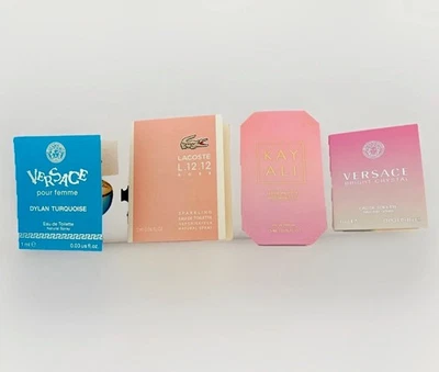 4 muestras de fragancias de diseñador para mujer: 2 Versace, Kayali, Lacoste; ¡ver fotos! Foto 1 de 4