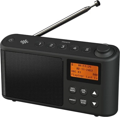 i-Box DAB/DAB+ & FM Radio Mains/Battery Powered Portable DAB Radios Digital - Image 1 of 4