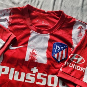 Atletico de Madrid Nike Trikot Herren XL Plus + 500 rot gestreift Lenglet kurz Slv - Bild 1 von 7