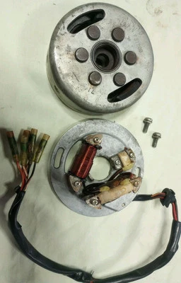 1978 Yamaha IT175 Flywheel Stator Magneto Alternator IT 175 77 78 1977 DT  - Image 1 of 4