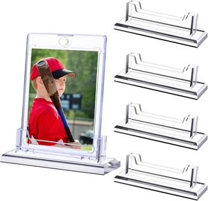US Magnetic Card Holder 35pt Hard Display Case For Trading Sports Baseball Cards - Picture 1 of 32