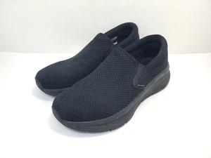 Skechers D'Lux Sport Men's Black Shoes Walking Training Sneakers Workout Size 10 - Picture 1 of 8