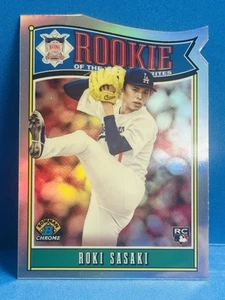 2025 Bowman Roki Sasaki Rookie of the Year Favorites Die Cut #ROY-10 Dodgers RC - Picture 1 of 6