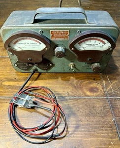 VINTAGE 1950’s SUN MODEL GA 30597 DWELL – TACH TESTER - 6/12 VOLTS (New Leads) - Picture 1 of 4