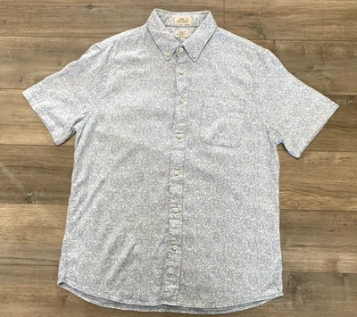 Faherty Mens XL Short Sleeve Breeze Shirt Summer Hawaiian Floral Linen Blend - Image 1 of 4