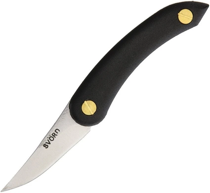 Cuchillo de hoja fija Svord Chip Thwitel Whittler Trailing/mango negro - CHWBK Foto 1 de 1
