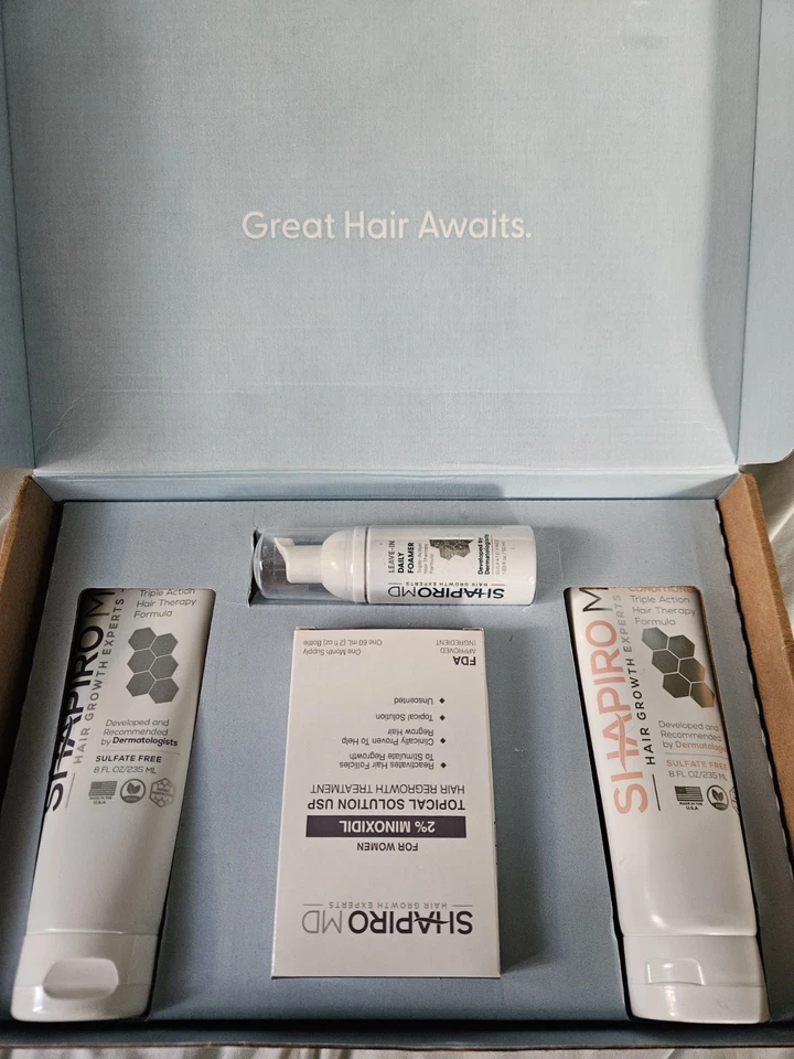 Kit de inicio de regeneración del cabello para mujer Shapiro MD Foto 1 de 1