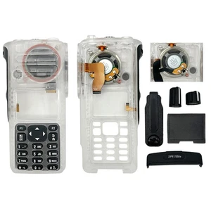 Clear Replacement Front Housing Case With Speaker for XPR7550e Two Way Radio - Afbeelding 1 van 5