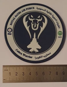 Rare® Royal Saudi Airforce RSAF Cobra Warrior 2025 F-15 PVC #2 Patch on vlkro - Bild 1 von 1