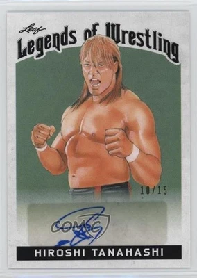 Leaf Legends of Wrestling Green 2018/15 Hiroshi Tanahashi #LW-HT1 automático Foto 1 de 2