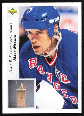1992-93 Upper Deck Mark Messier New York Rangers #432 - Image 1 of 2