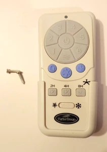 Harbor Breeze (Oakham) Ceiling Fan Remote Control Only A25-TX025-LC Wall Mount+ - Picture 1 of 5