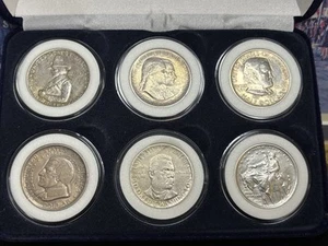 Silver Early Commemorative Half Dollar Set (6 Coins) 1920–1946 – Pilgrim, Grant+ - Picture 1 of 14