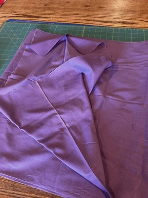 2 1/6  yds X 44" Pretty Purple   Cotton Fabric OOP - Image 1 of 2