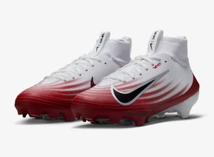 NIKE ZOOM AIR VAPOR PRO 1 FOOTBALL CLEATS FB3298-102 CRIMSON MENS SIZE 8 - Picture 1 of 9