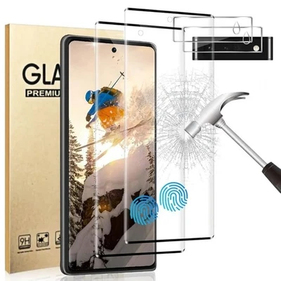2 Pack Tempered Glass For Google Pixel 7 Pro Screen Protector And Lens Protector - Image 1 of 4