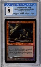 BLOODSTAINED MIRE Onslaught Foil CGC 9.0 Graded MTG [Card Kingdom]