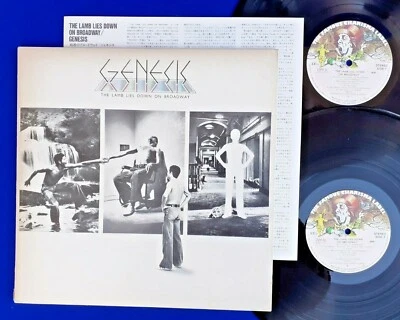 GENESIS THE LAMB LIES DOWN IN BROADWAY JAPAN PRESSING EX ORIGINAL 1983 2 X LP'S - Image 1 of 4