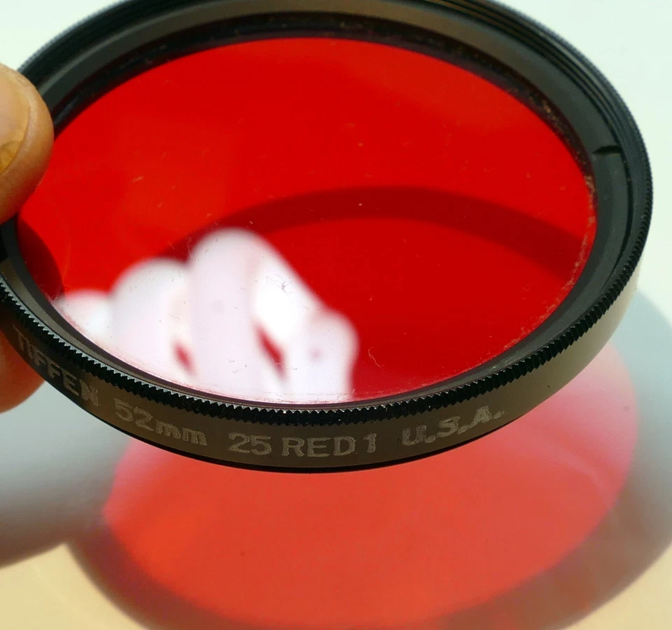 Tiffen 52mm 25 RED 1 Filter  Made in USA  Amber - Image 1 of 4