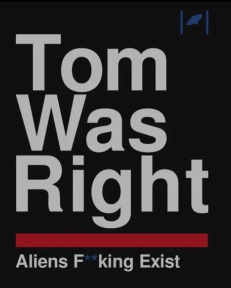 Blink 182, Tom was Right, Aliens F*cking Exist Vinyl 3" Die Cut Sticker, Decal - Image 1 of 1