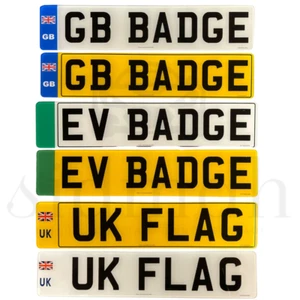 Premium 2D Number Plate | UK GB EV ENG SCO CYM | MOT Road Legal DVLA Approved - Picture 1 of 22