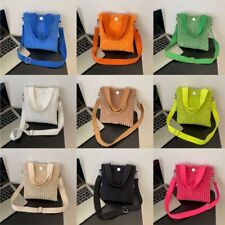 Corduroy Crossbody Small Bag Solid Color Handbag Mini Tote Bag  Women Girls