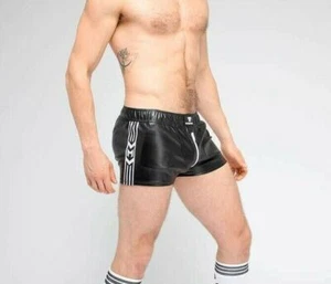 Pantalones Cortos para Correr MASKULO Cuero sintético SKULLA Negros Pantalones Cortos para Corredores SH072-80 27 - Imagen 1 de 7