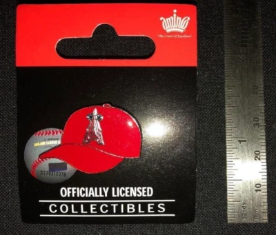 NEW Los Angeles Angels Cap Lapel Pin - LA Anaheim MLB Licensed - New in Package  - Image 1 of 2