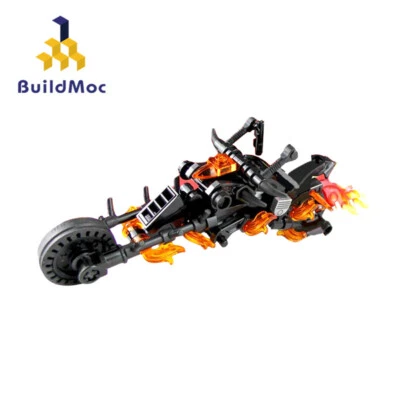 Ghost Rider Motorcycle Building Toys MOC Building Blocks 111Pieces Christmasgift - Image 1 of 4