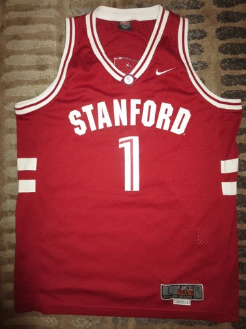 Stanford Cardinal #1 Basketball Nike Jersey LG L mens Cover